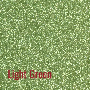 12" Light Green Siser Glitter Heat Transfer Vinyl (HTV)