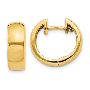 14k Hinged Hoop Earrings