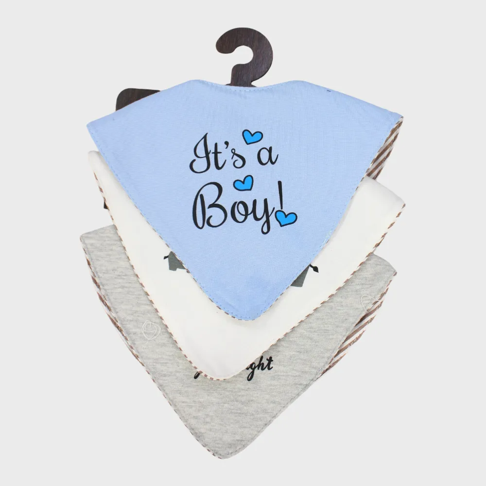 Baby Boys' Bib (Pack Of 3)