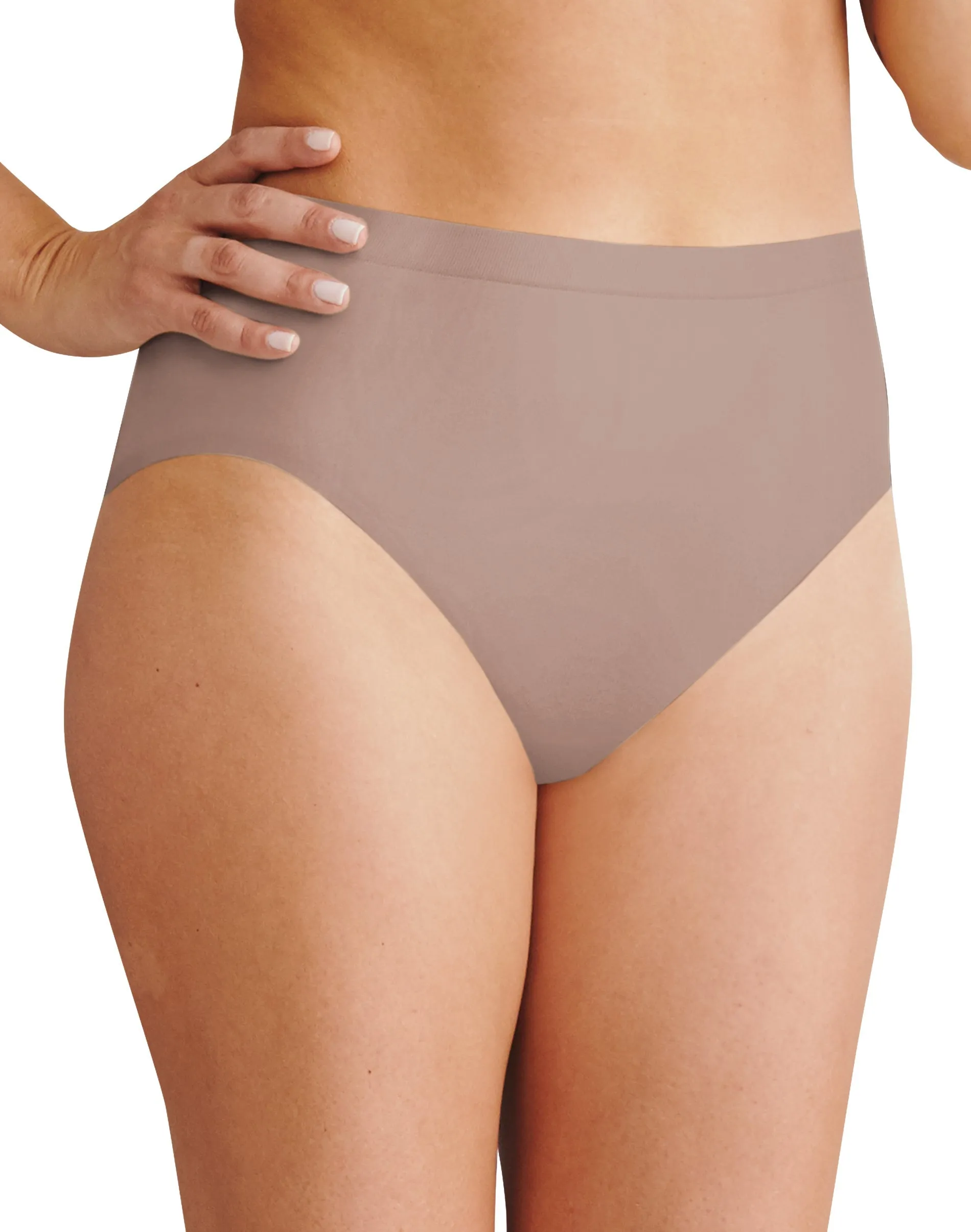 Bali Womens Comfort Revolution Easylite Seamless Hi Cut Panty