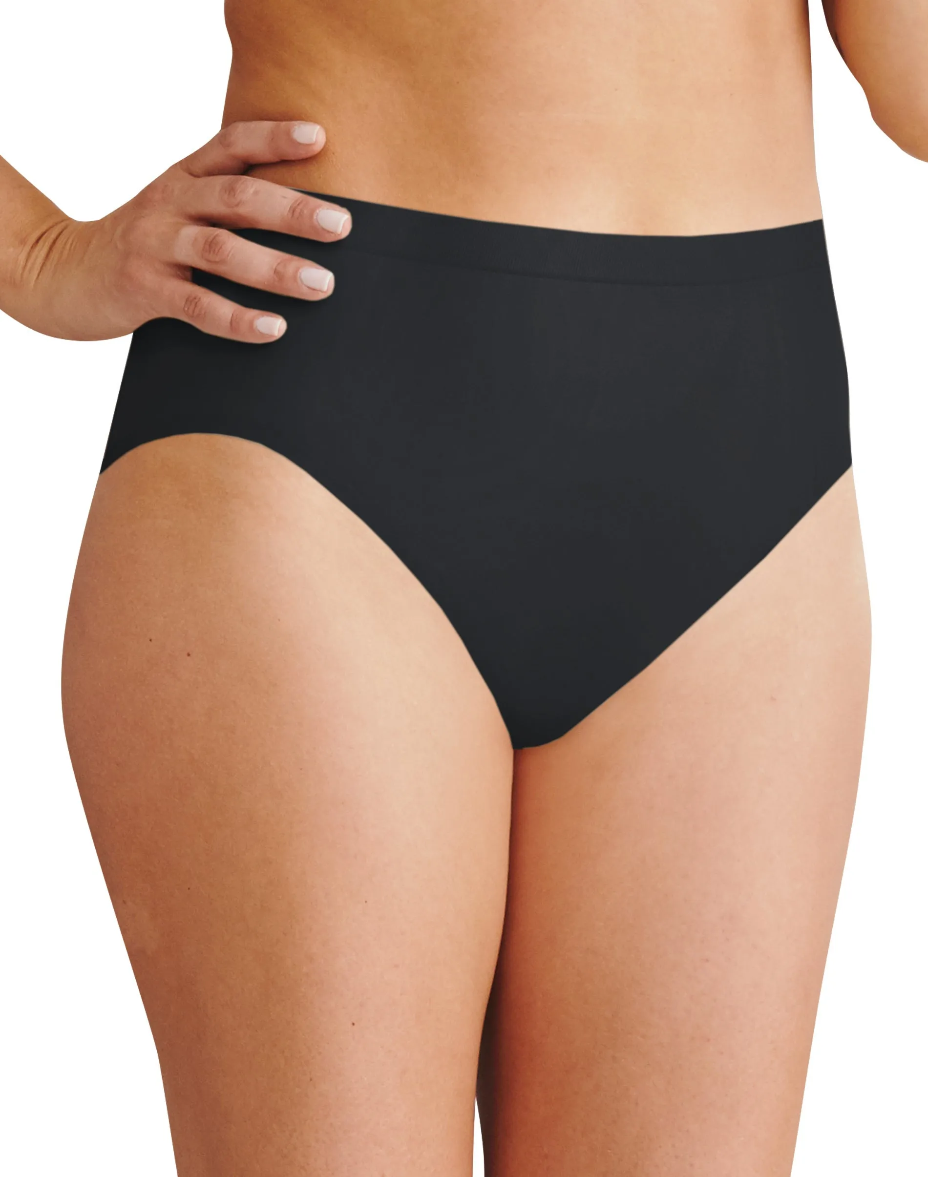 Bali Womens Comfort Revolution Easylite Seamless Hi Cut Panty