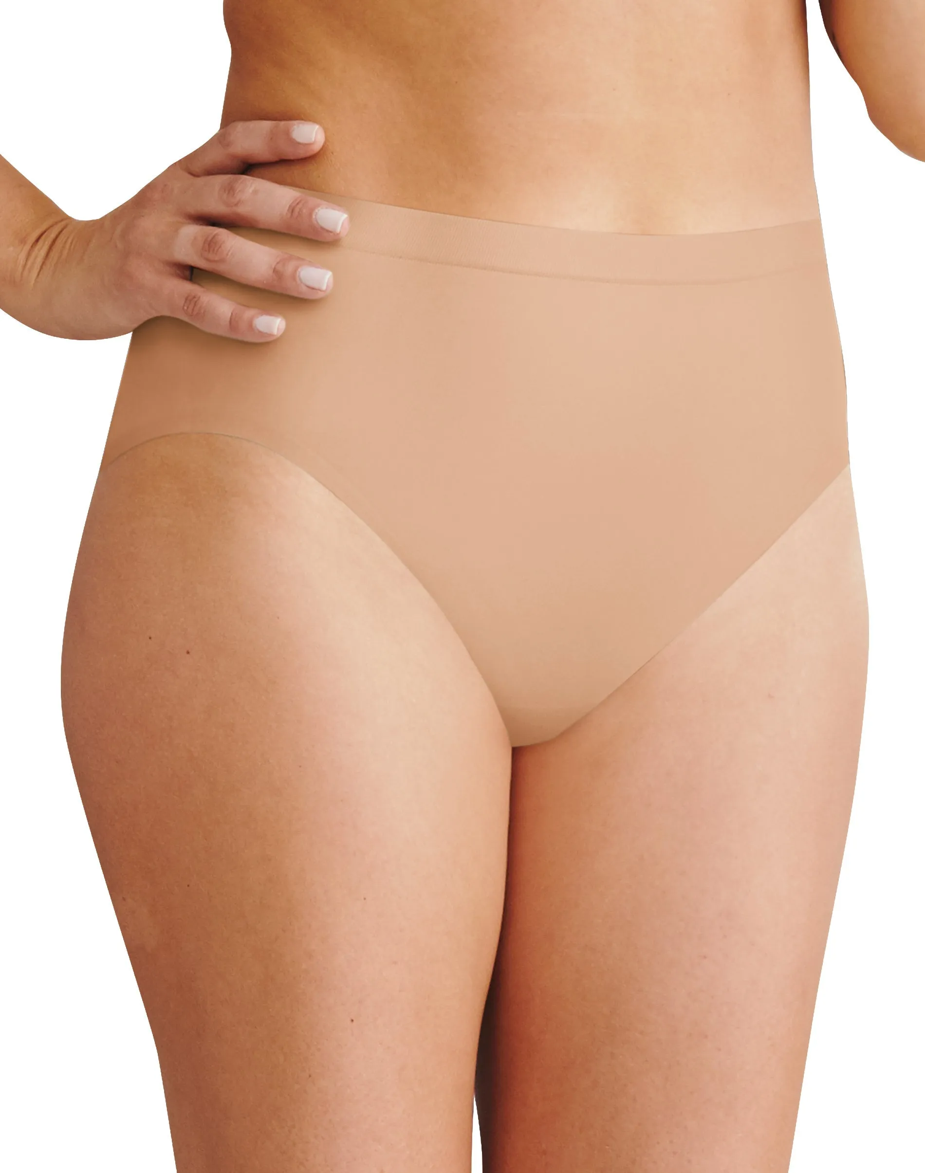 Bali Womens Comfort Revolution Easylite Seamless Hi Cut Panty