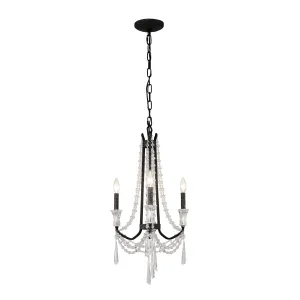 Barcelona 270C03OX 3-Light Chandelier - Onyx