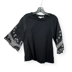 Black Top Long Sleeve Chicos, Size M