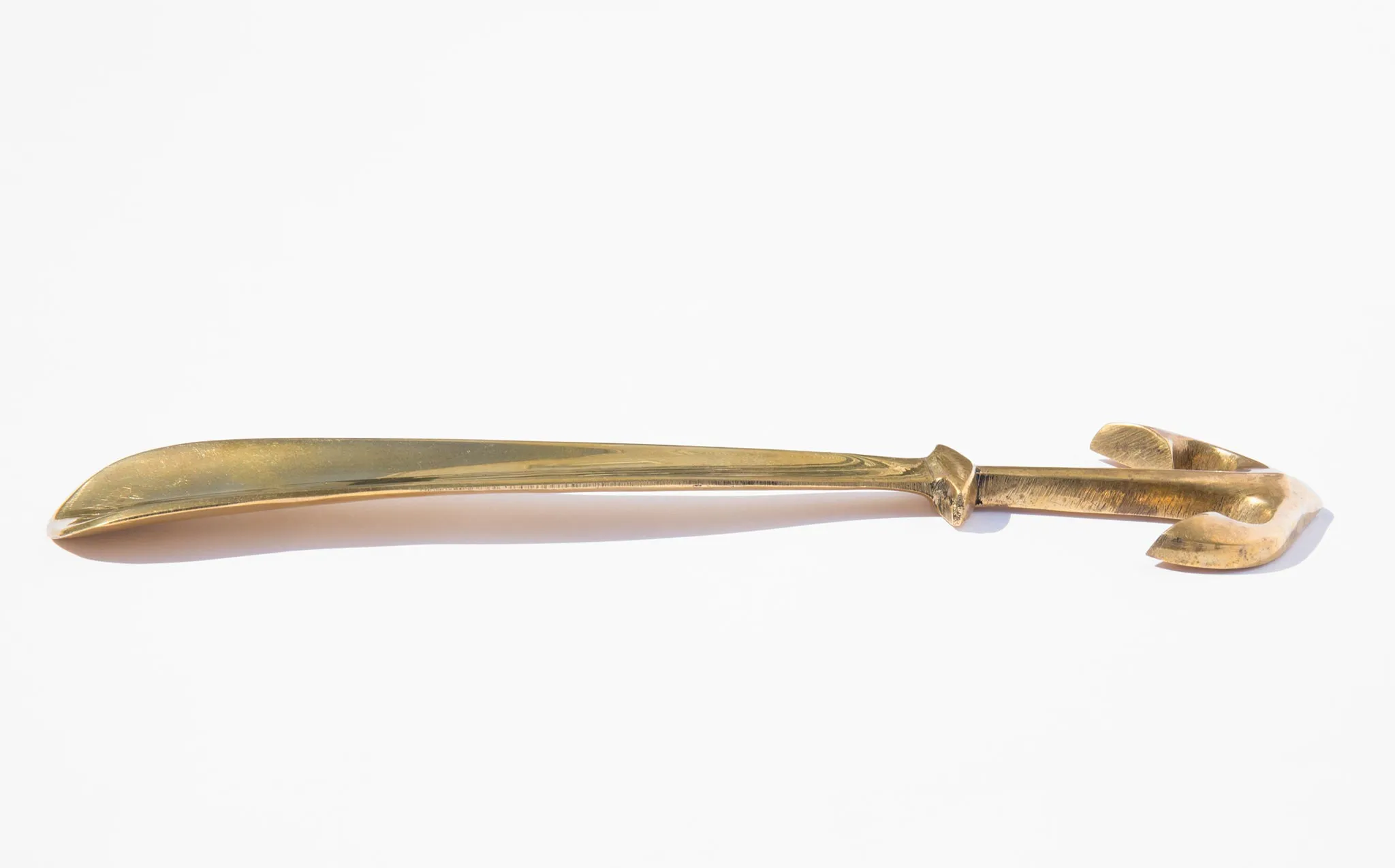 Brass Anchor Shoe Horn