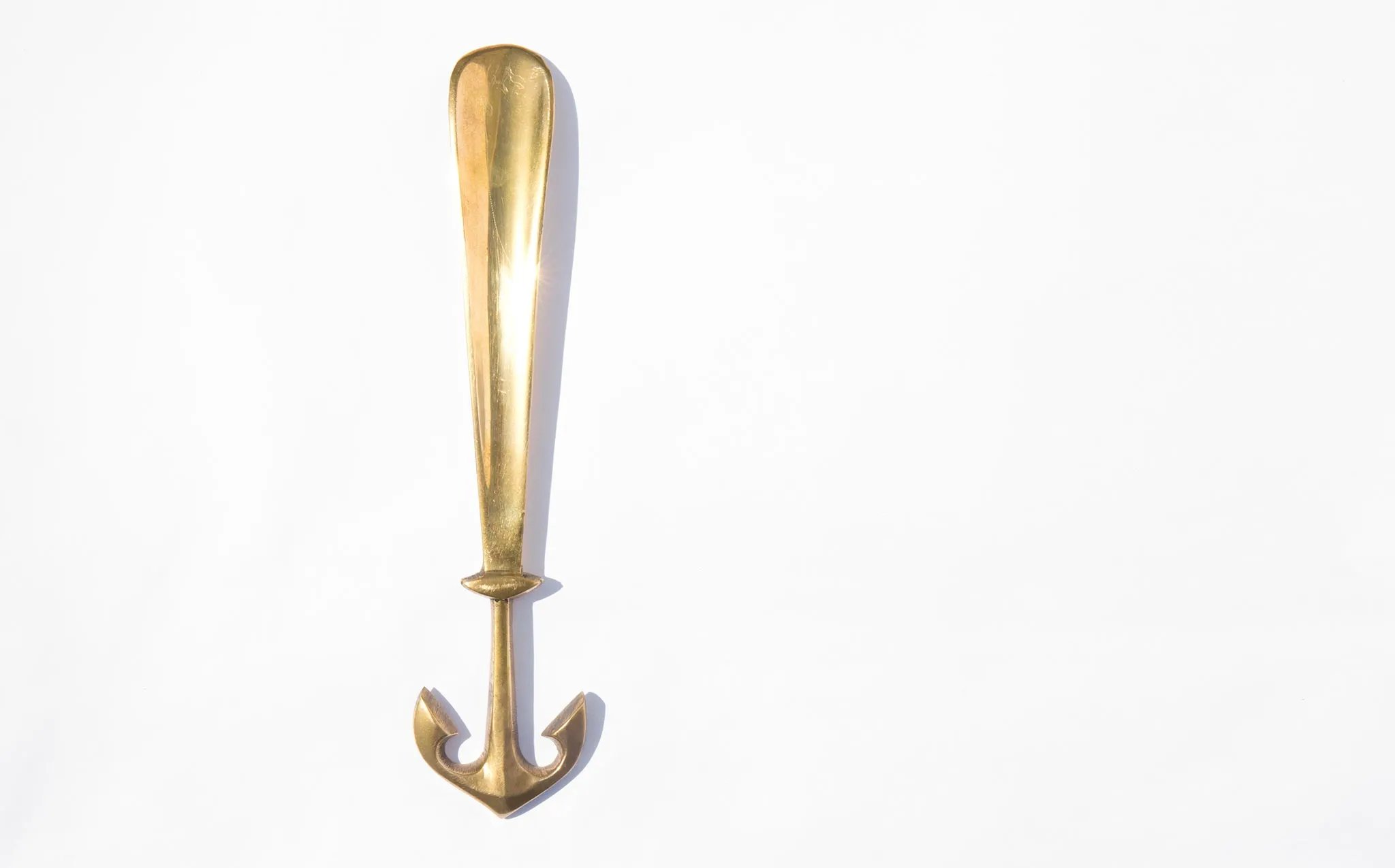 Brass Anchor Shoe Horn