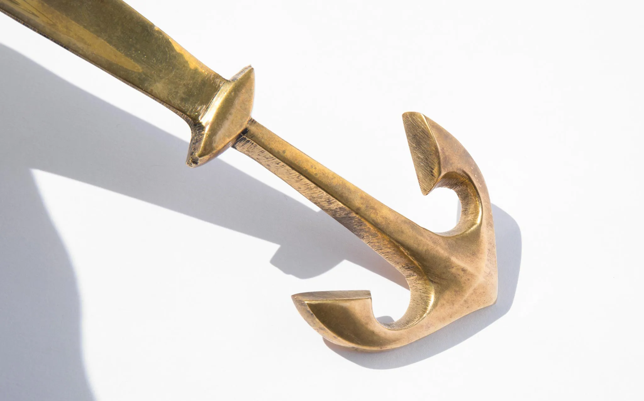 Brass Anchor Shoe Horn