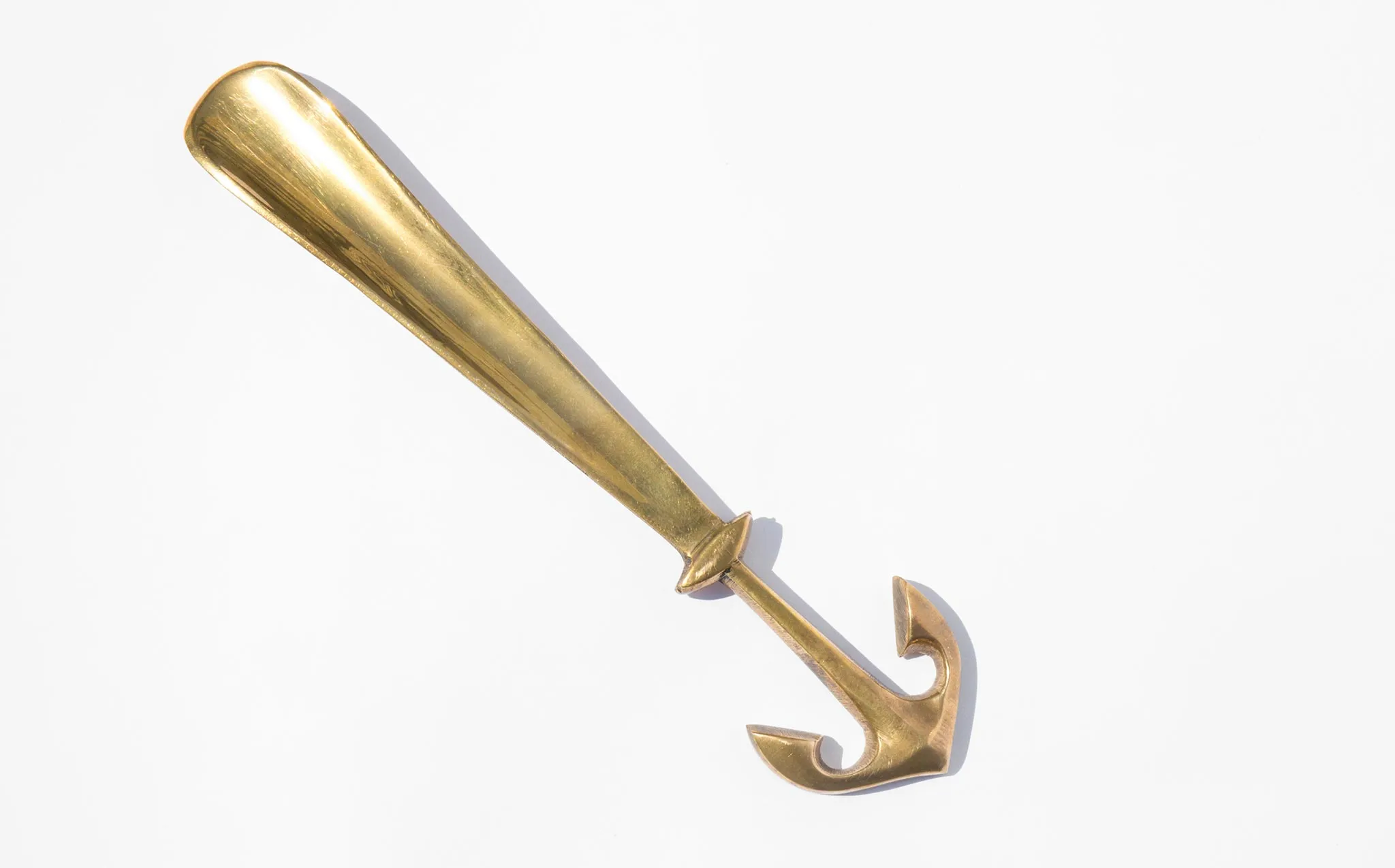 Brass Anchor Shoe Horn