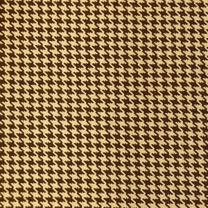 British Brown Acrylic Houndstooth Fabric