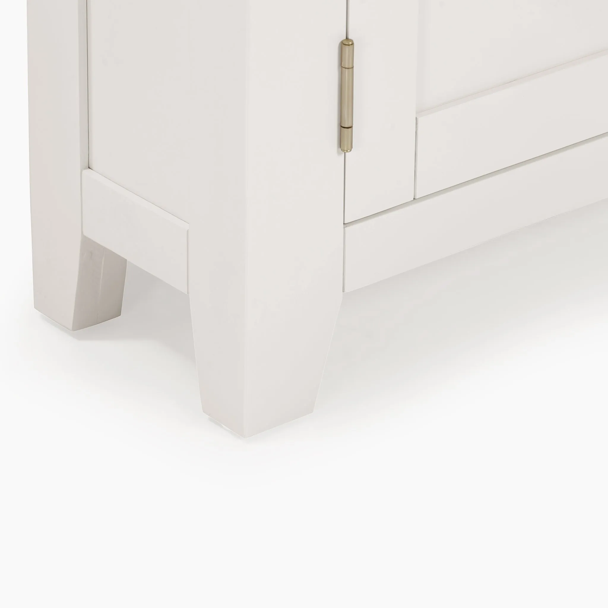 Burford Corner Media Unit in Warm White