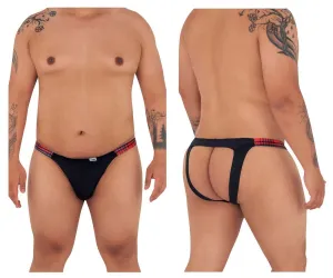 CandyMan 99536X Bikini Jockstrap Color Black Print