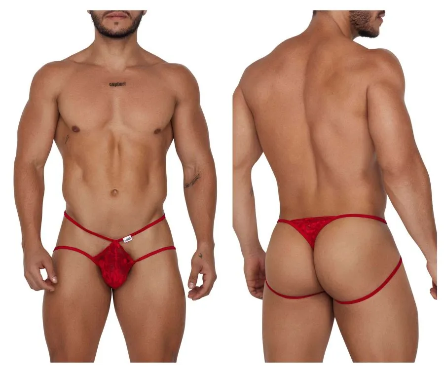 CandyMan 99668 Jock Thongs Color Red