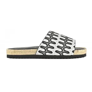 Colors of California - Carole Sandal Black and White