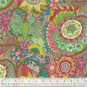 Cotton Fabric BOTANICA MUSHROOM LAWN from BOTANICA Collection, Windham Fabrics, 54018L-2