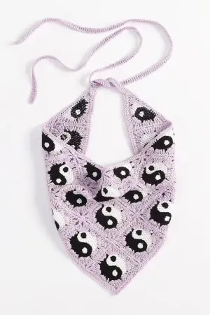 Crochet Yin Yang Headscarf