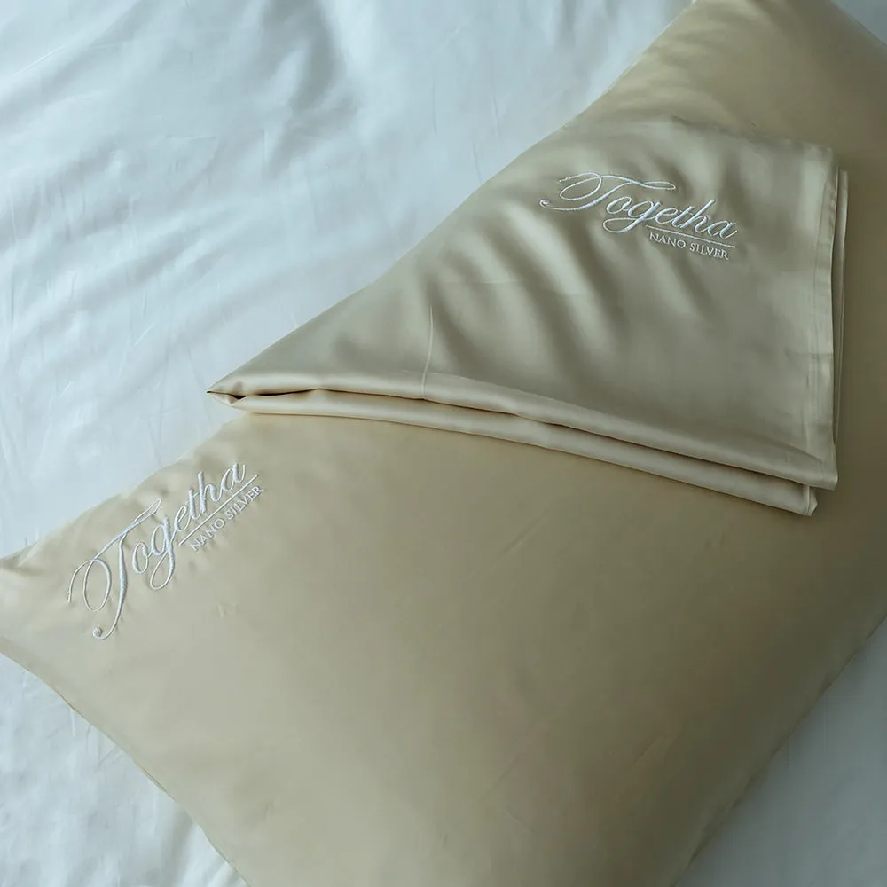 Getha Organic Cotton Latex Pillow Case - Tencel Nano Silver Fabric (M) (2 Pcs)