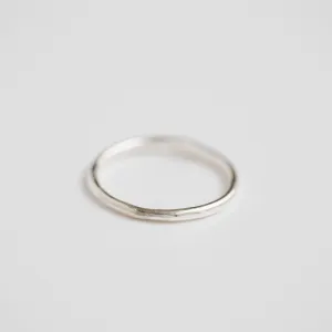 Hammered Stacking Ring - Choose Your Metal