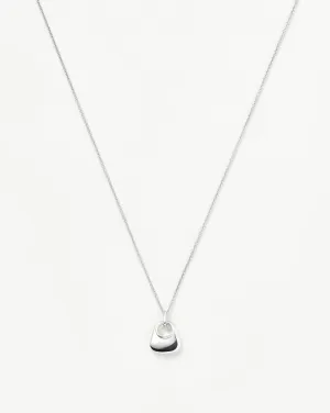 Hera Ridge Mini Pendant Necklace | Silver Plated