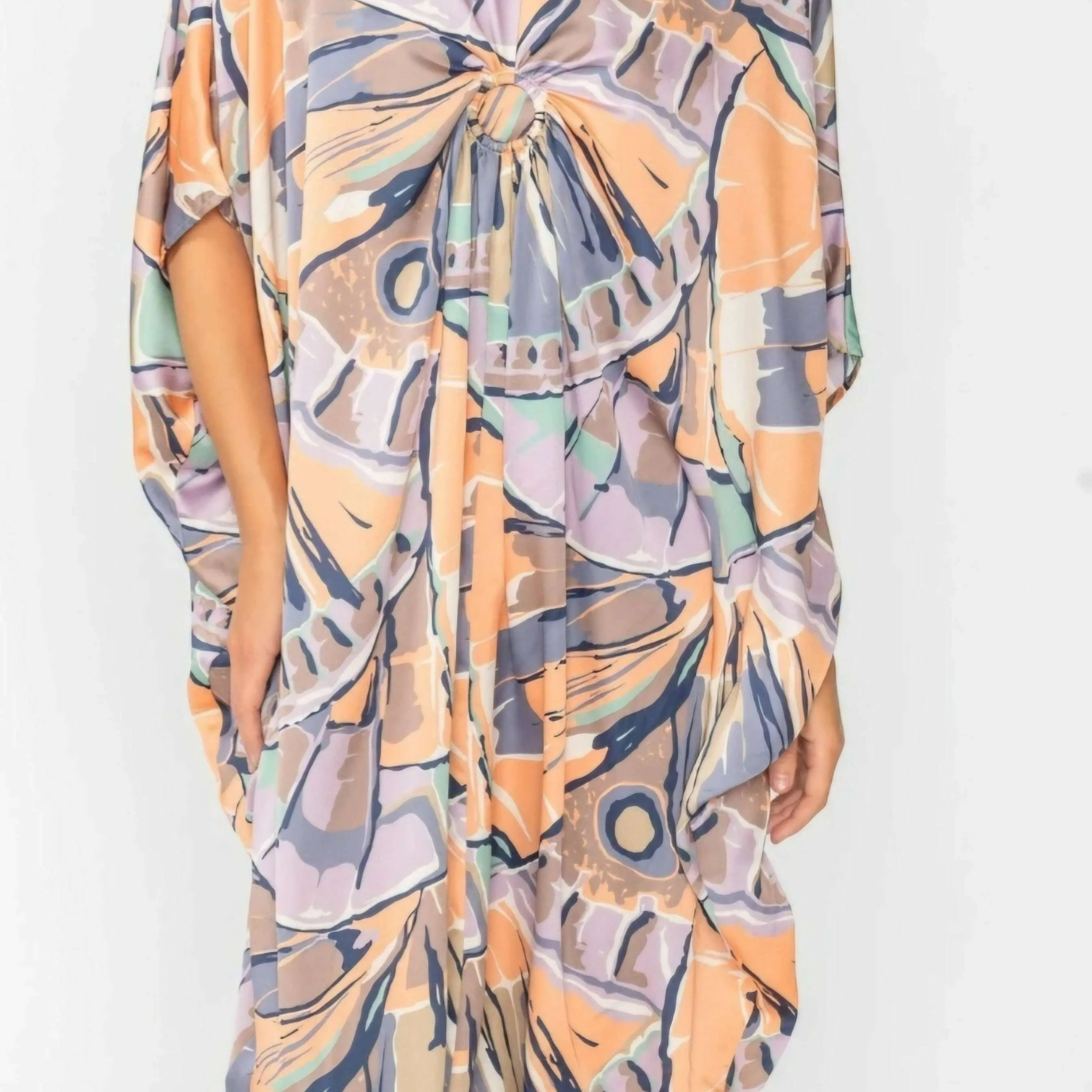 IC Collection - Butterfly Ring Dress - Multi