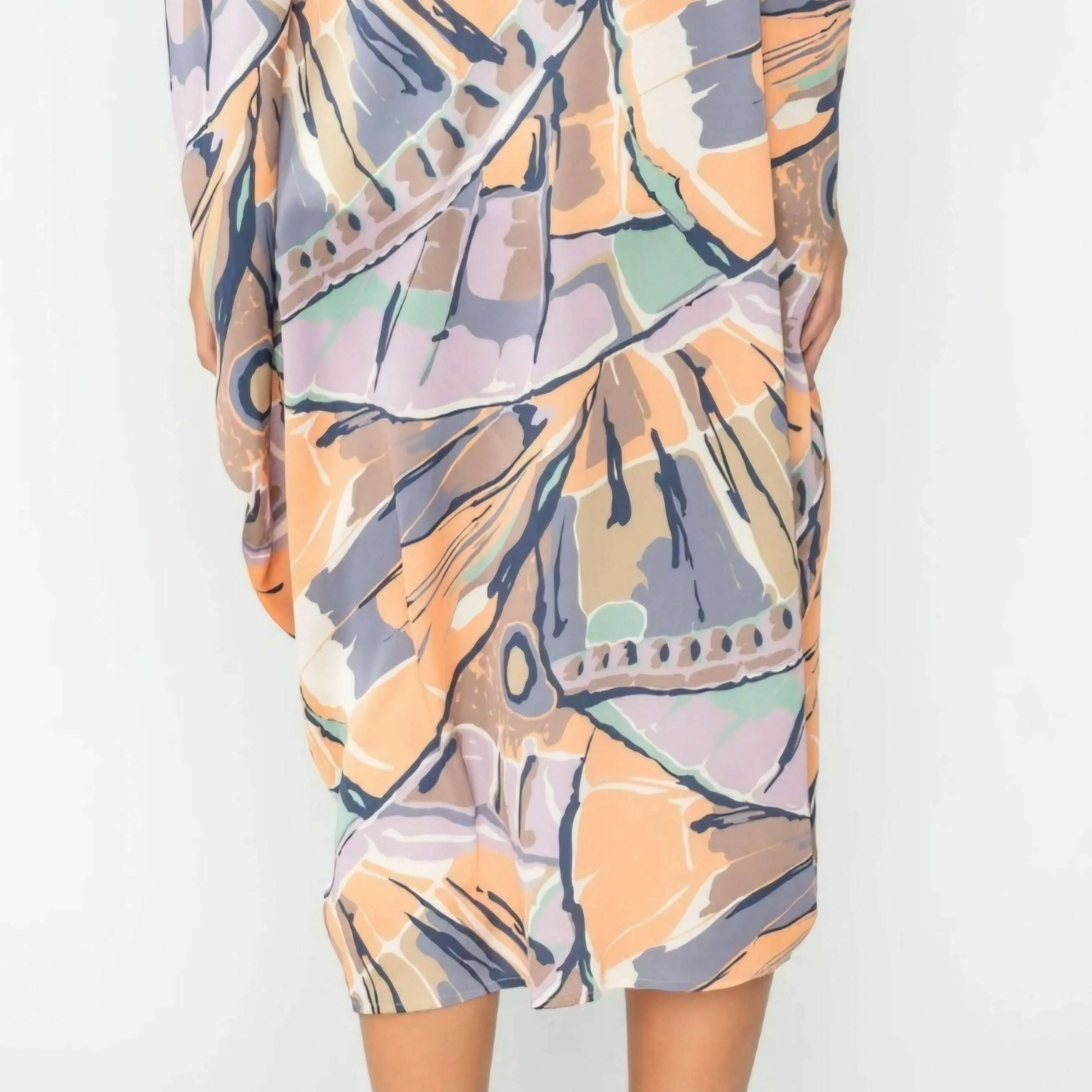 IC Collection - Butterfly Ring Dress - Multi