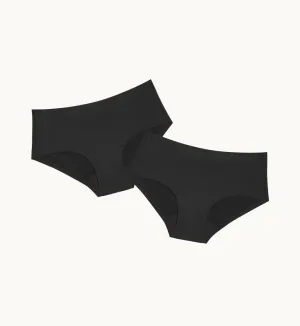 (Kit Item) Leakproof Underwear 4-Pack Black 2-Pack | Boyshort