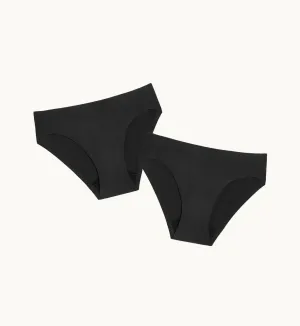 (Kit Item) Leakproof Underwear 6-Pack Black 2-Pack | Boyshort