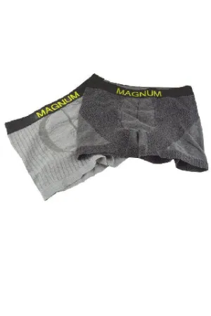 Men's Boxers, Cotton & Bamboo Charcoal Infused Low Rise Trunk Underwear (2 Pack)