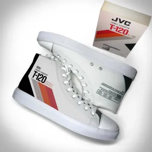 Mens VHS THROWBACK Hightop Canvas Shoe floor samples