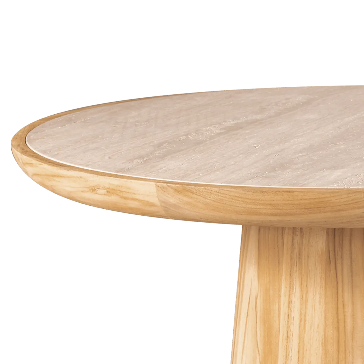 Nova Teak Round Coffee Table 30"