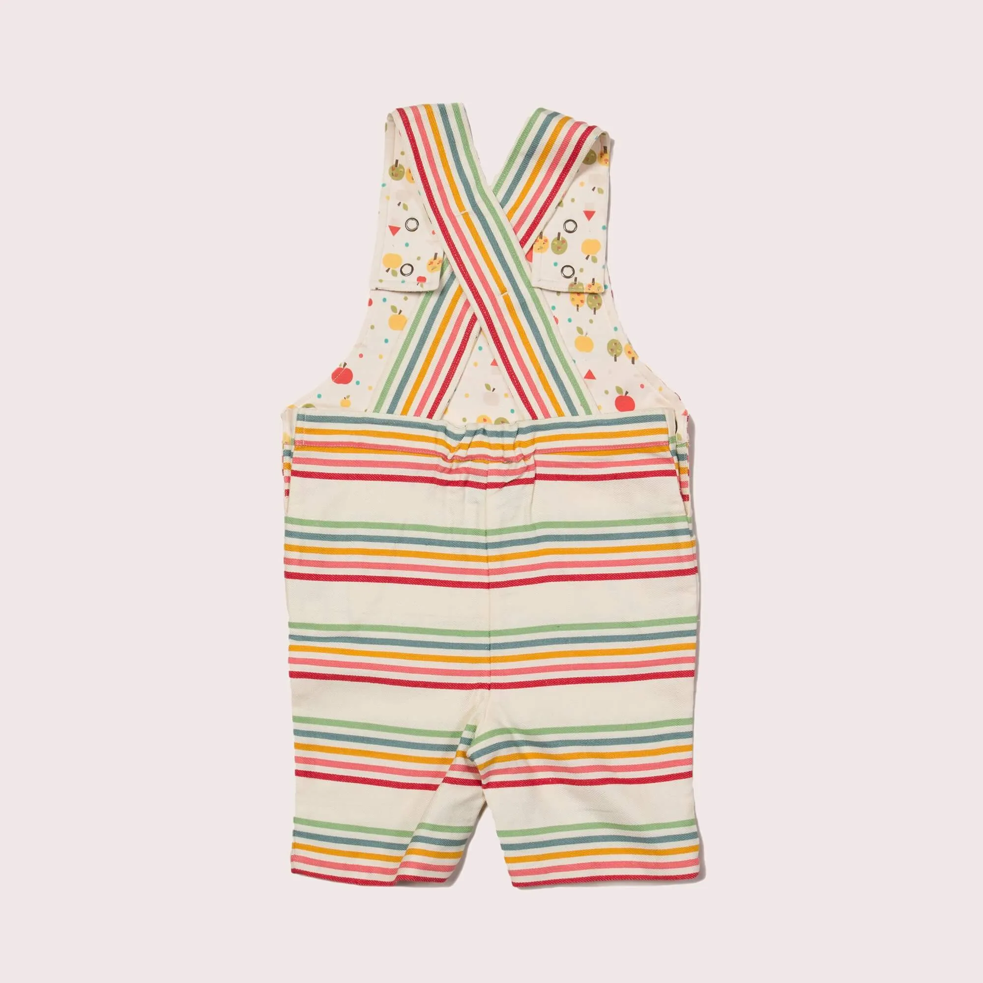 Sunshine Striped Shortie Dungarees