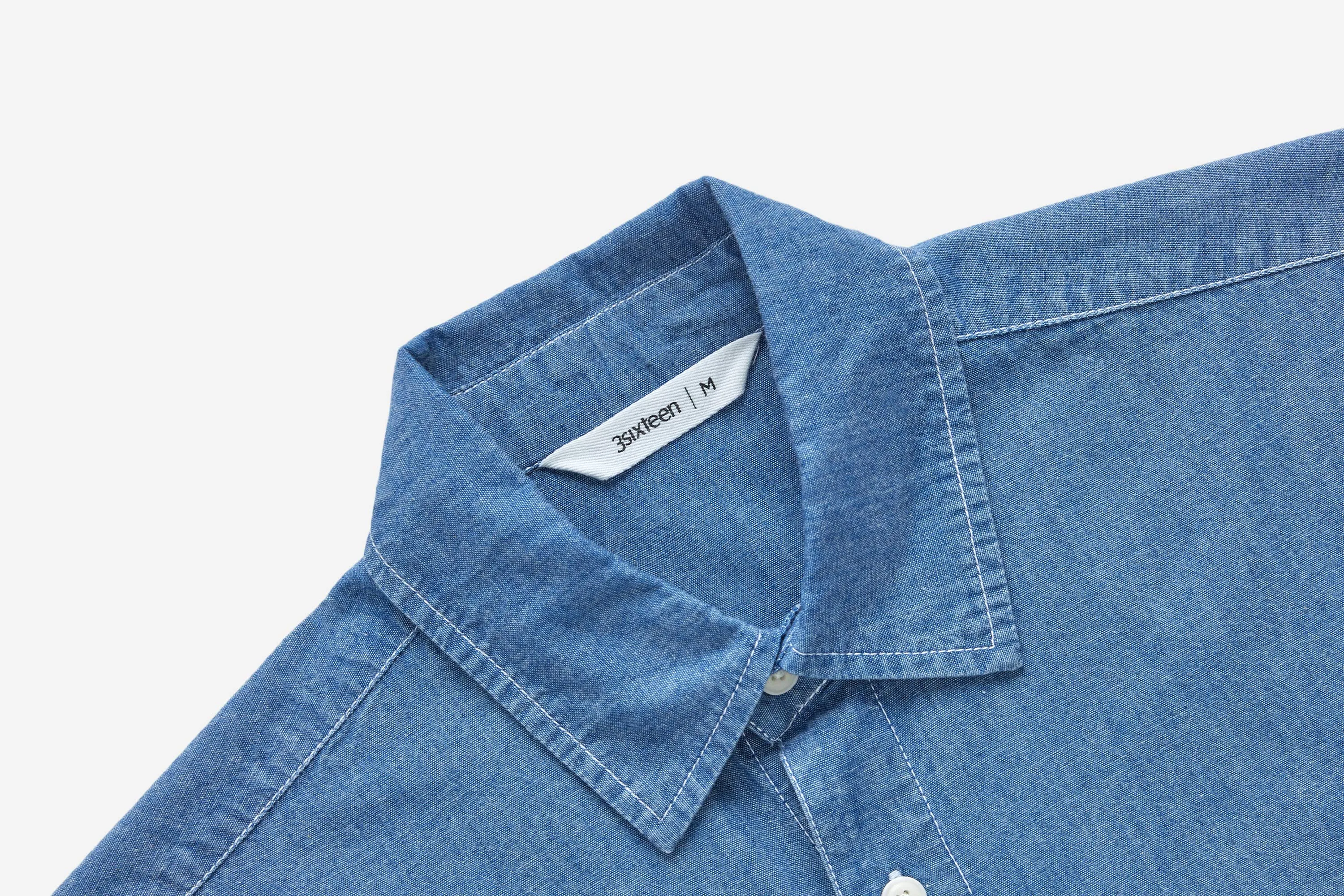 Utility Shirt ~ Indigo Chambray