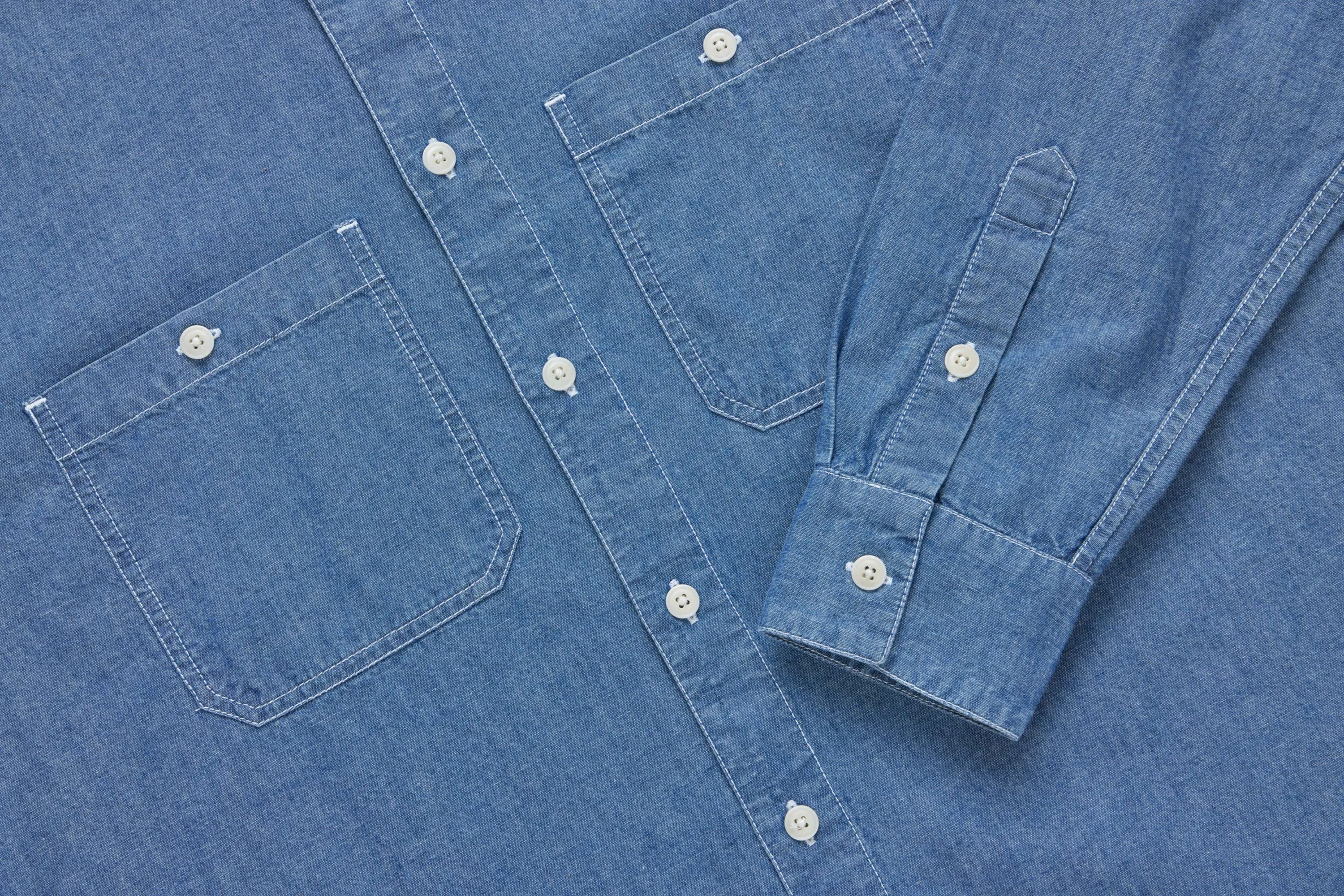 Utility Shirt ~ Indigo Chambray