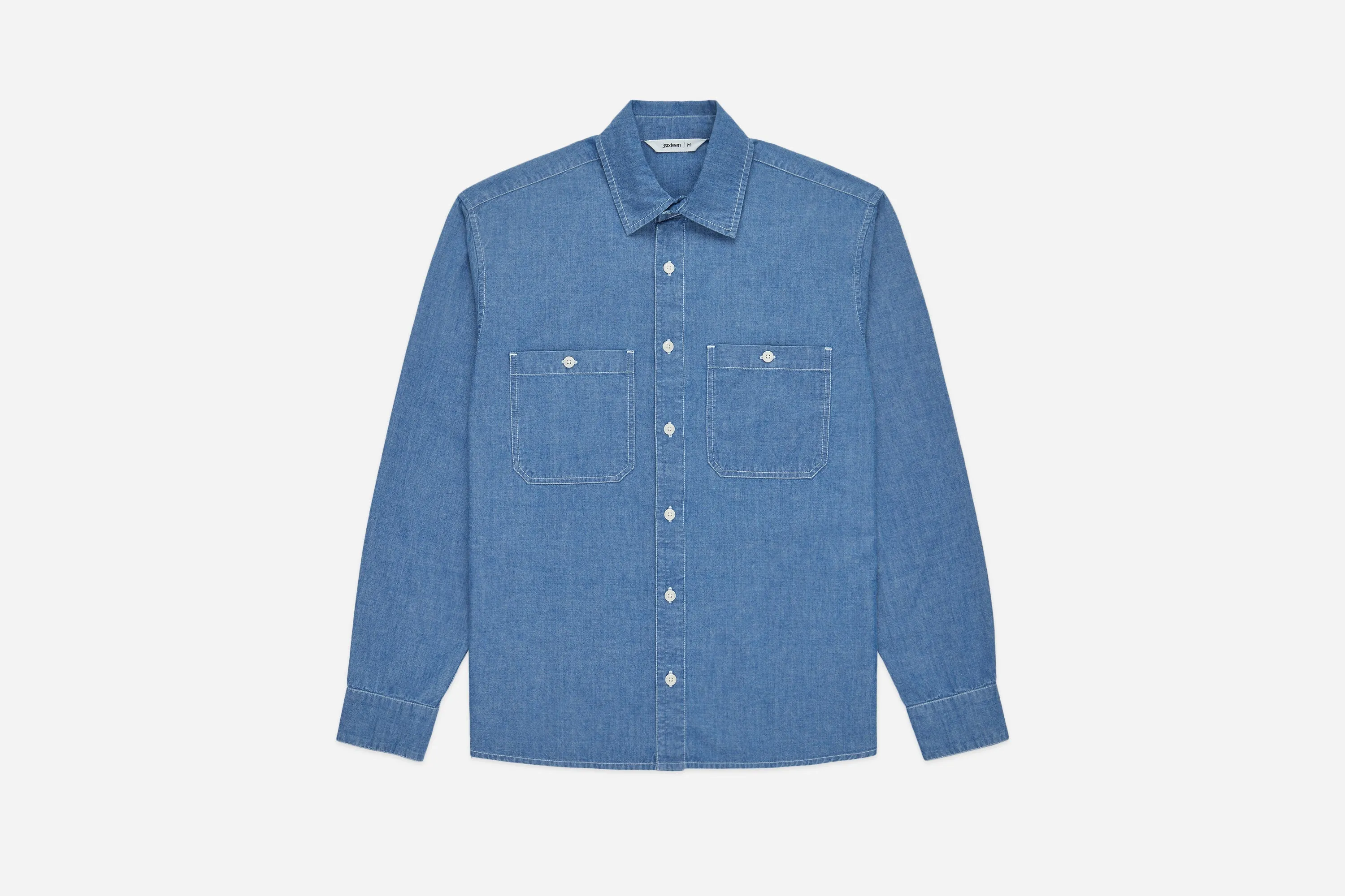 Utility Shirt ~ Indigo Chambray