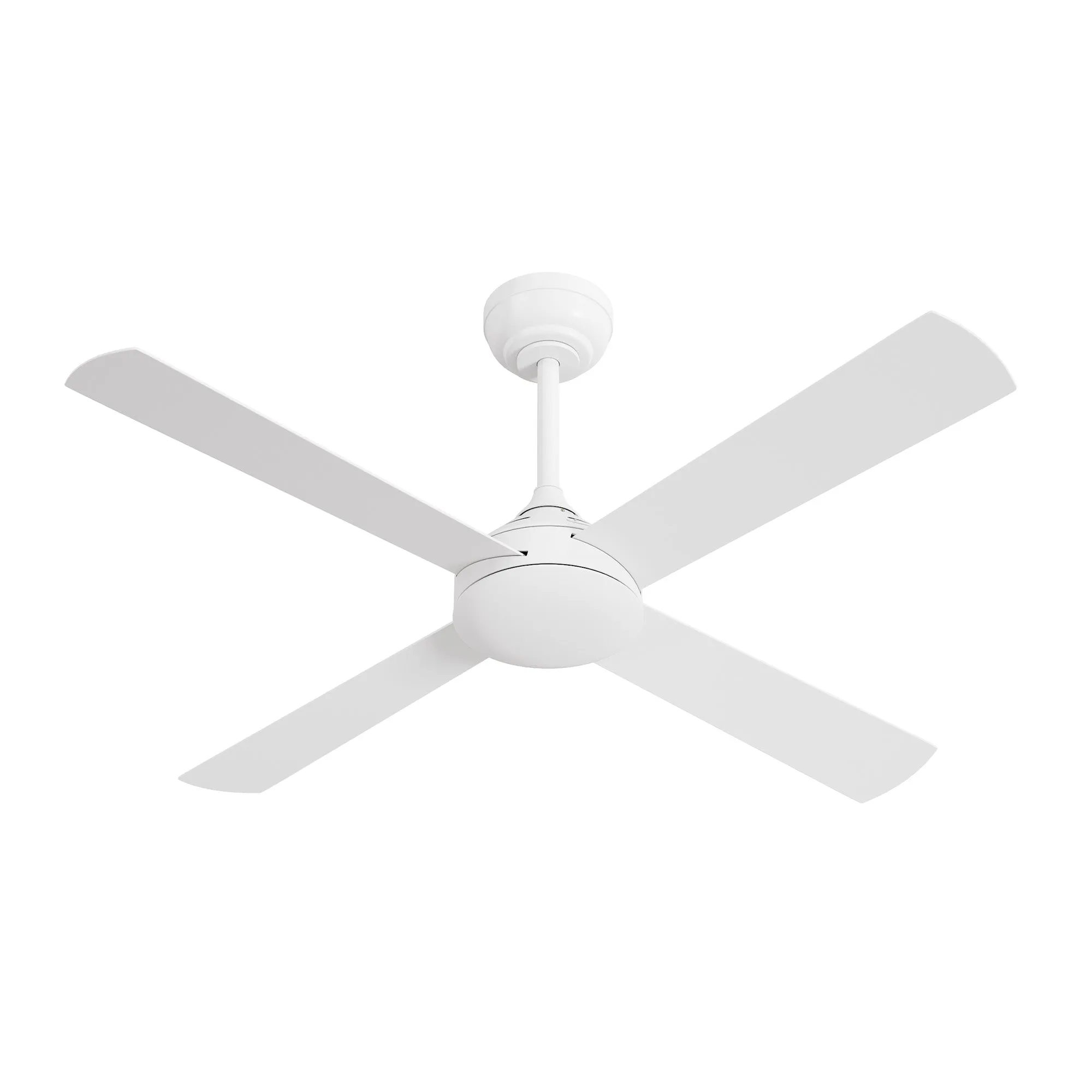 Vevare 52'' Ceiling Fan AC Motor with Remote Control Timer 4 Blades Fans White