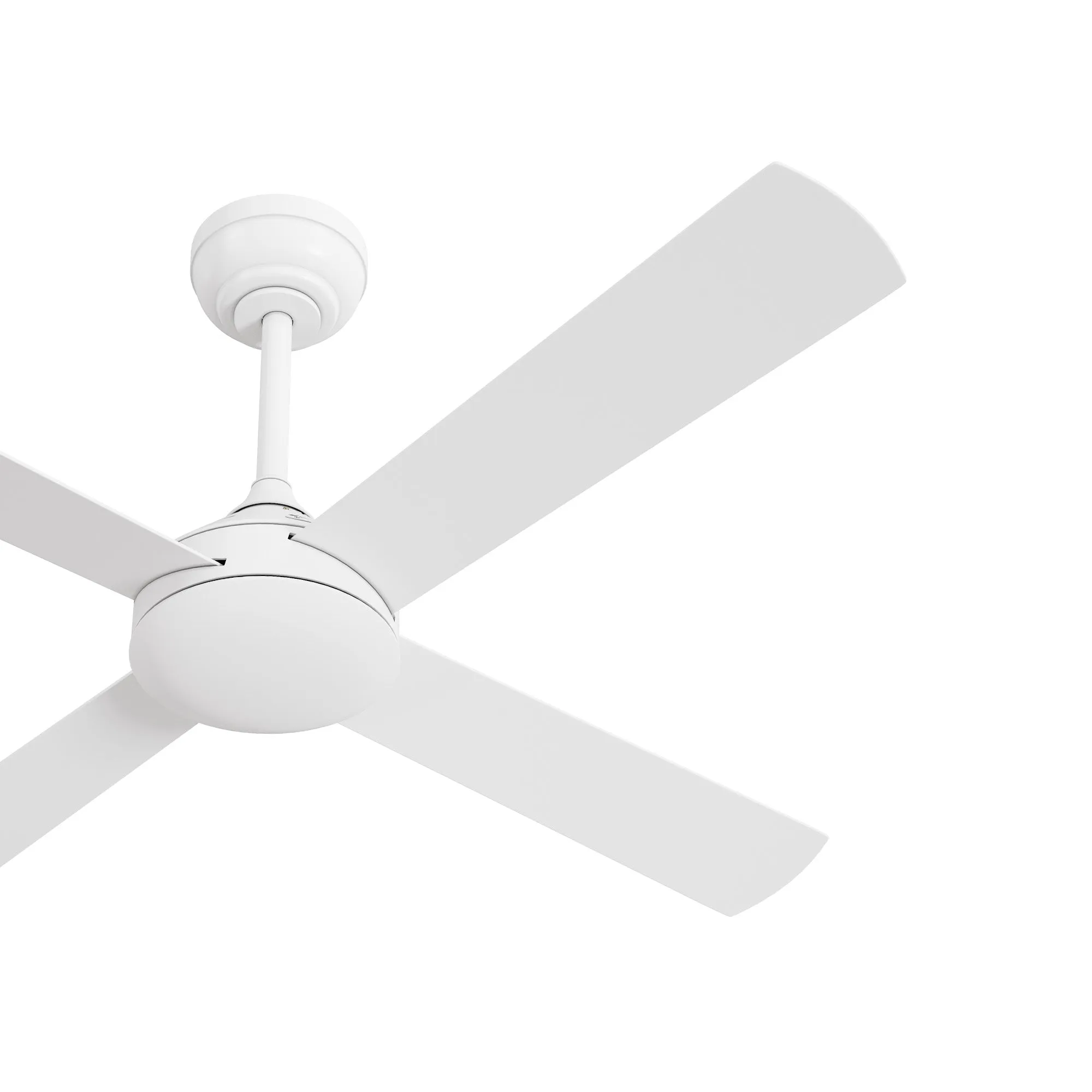 Vevare 52'' Ceiling Fan AC Motor with Remote Control Timer 4 Blades Fans White