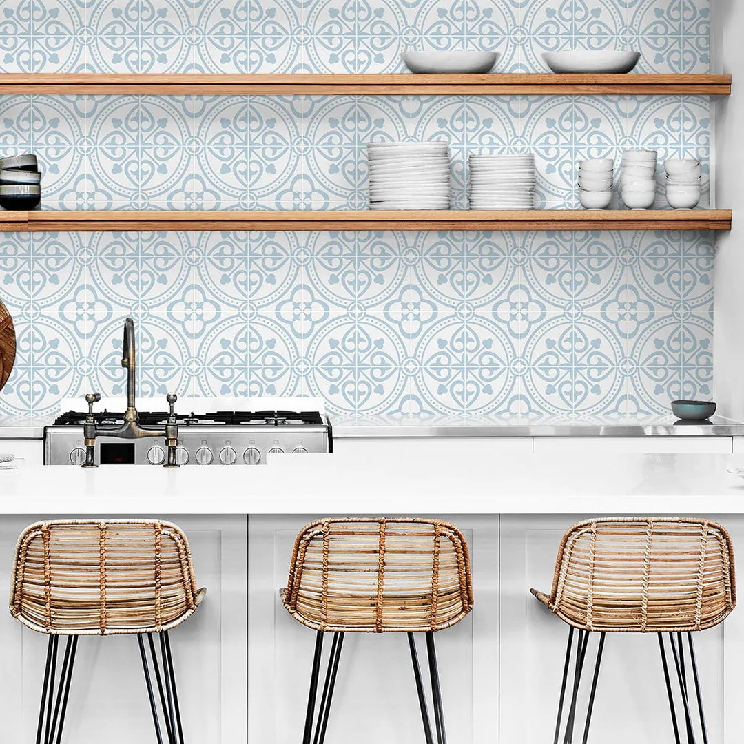 Villa Mar Tile Peel-and-Stick Luxe Haven Wallpaper